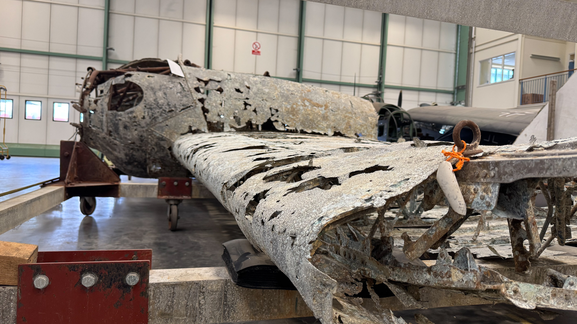 Wing of rare German Dornier Do 17 shot down during Battle of Britain